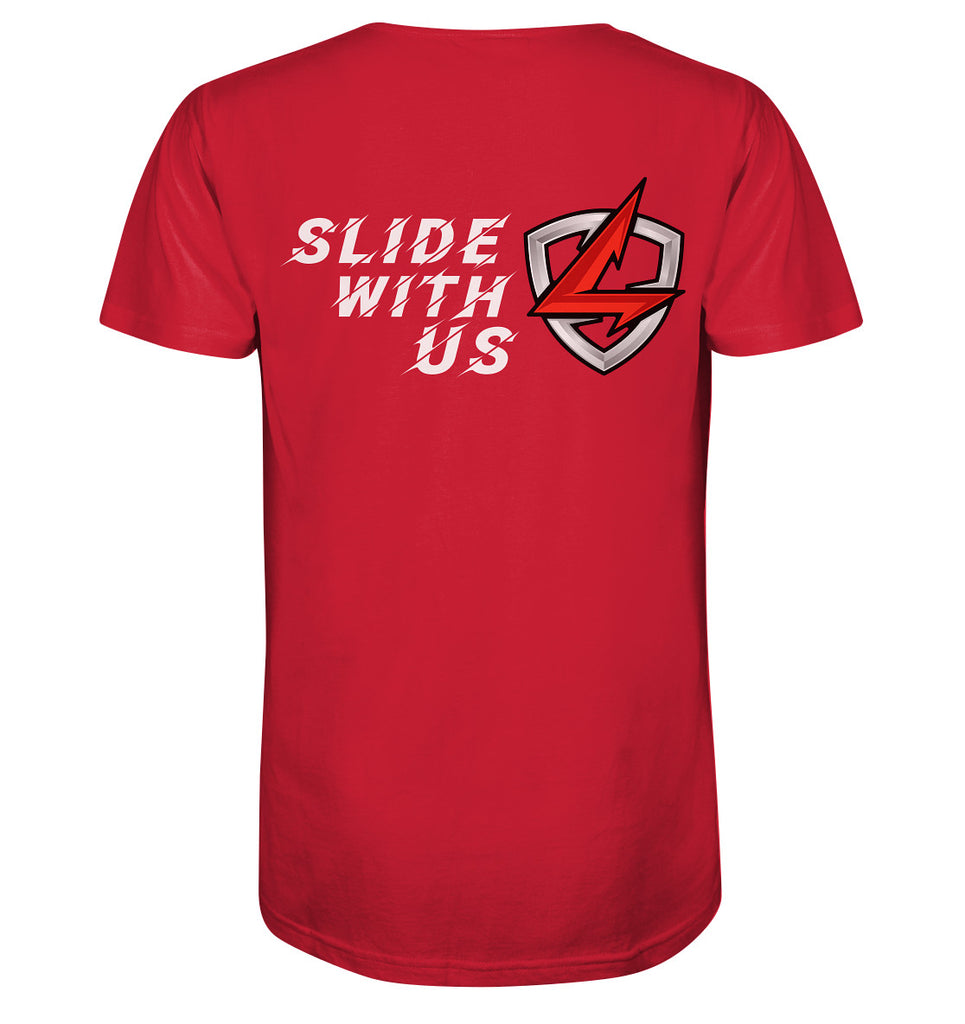 Men T-Shirt | SLIDE WITH US - Back Print