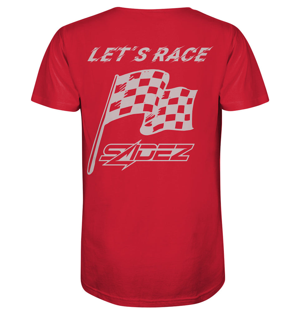 Men T-Shirt | LET´S RACE - Front Print