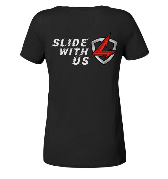 Ladies T-Shirt | SLIDE WITH US - Back Print