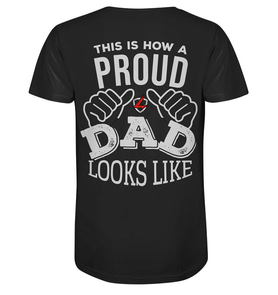 Men T-Shirt | PROUD DAD - Back Print
