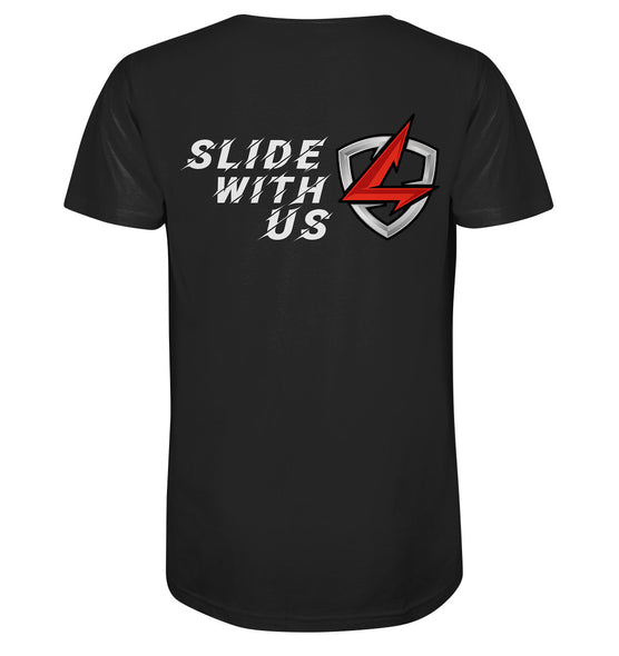 Men T-Shirt | SLIDE WITH US - Back Print